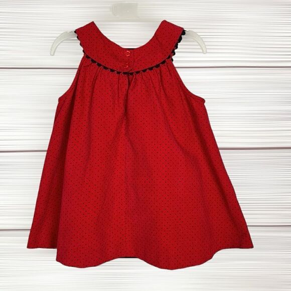 L g Fashions Vintage Red Cotton Corduroy Jumper with Scottish Terriers 18 month - Picture 7 of 12